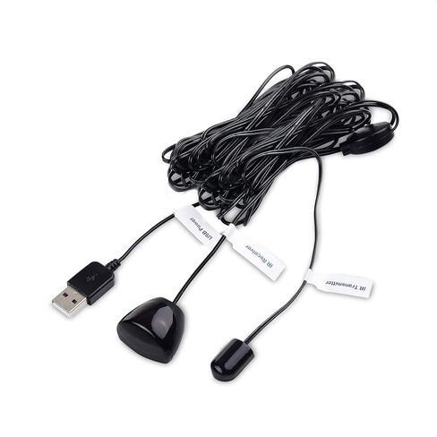Cable Matters Infrared Remote Extender Cable, IR Repeater Kit, 6ft | USB IR Remote Blaster Cord, up to 15ft Signal Range, Not Compatible with RF Signals in Kuwait