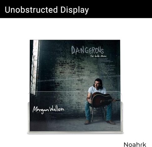 تخزين سجل الفينيل Noahrk - حامل سجل الفينيل على الحائط، 45 رف فينيل ألبوم - أرفف سجل الفينيل، عرض سجل LP سجل حامل منظم تخزين الفينيل، صندوق تخزين سجل in Kuwait