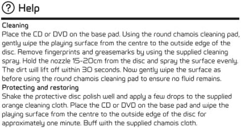 طقم تنظيف وإصلاح القرص للأقراص المضغوطة والأقراص المضغوطة وأقراص DVD وبلو راي وأقراص الفيديو الرقمية وألعاب الفيديو والموسيقى in Kuwait