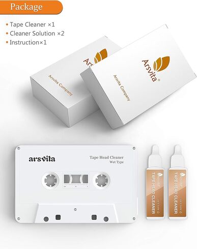 منظف رأس بشريط صوتي/كاسيت من ارسفيتا مع 2 منظف in Kuwait