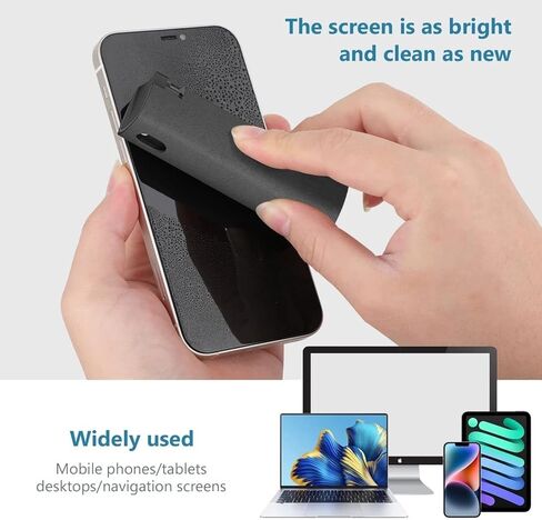 3Pcs Fingerprint Proof Screen Cleaner Tool, 3-in-1Touchscreen Mist Cleaner Spray,Fingerprint-Proof Spray Bottle and Wipe Cleaner for All Phones and Electronic,3 Colors in Kuwait