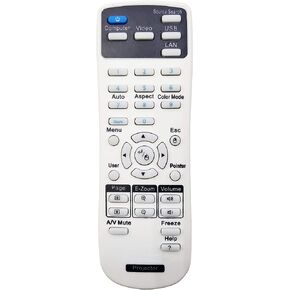 INTECHING 164880600 Projector Remote Control for Epson EX3240, EX5240, EX5250 Pro, EX7240 Pro, EX9200 Pro, VS240, VS340, VS345, PowerLite 1224/1264/ 1284/ S31+/ U32+, Home Cinema 640/ 740HD/ 1040