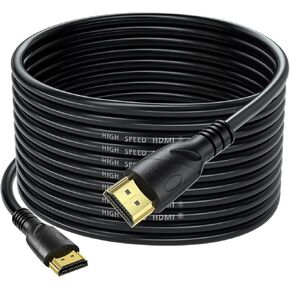 8K HDMI Cable 6ft, 48Gbps Ultra High Speed HDMI 2.1 Cord,Gold Plated Connectors, Supports 8K@60Hz & 4K@120Hz,eARC, HDR, 3D,Compatible with PS5, Xbox Series X/S, Soundbar, 4K TV, Blu-Ray Player in Saudi Arabia