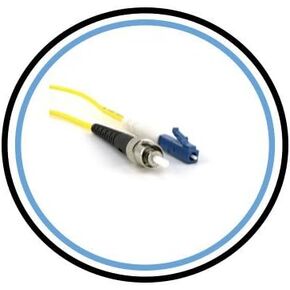 PacSatSales - كابل إنترنت الألياف الضوئية SC/APC بطول 3 أقدام - كابل وموصل SCAPC Simplex أحادي الوضع بطول 1 متر - كابل تصحيح الألياف البديل أو امتداد الكابل البصري لشبكات الألياف السكنية in Kuwait