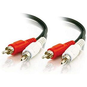 كابل صوت C2G 40465 C2G/Cables to Go Value Series RCA (12 قدم، أسود) in Kuwait