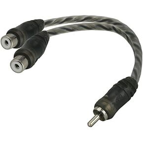 Scosche X2RMY 1 M - 2 F Twisted Pair Audio Cable, Black