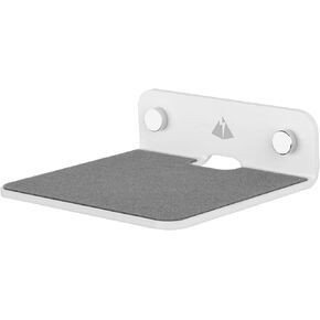 Wall Shelf Speaker Mount, Small Wall Shelf for Speaker, Webcam, Cell Phones, Acrylic Floating Shelf (White) in Kuwait
