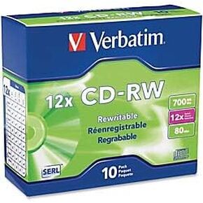 Verbatim VER95156 CD-RW Discs in Saudi Arabia