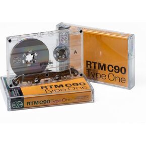 RTM C90 | Type 1 90 Minute Blank Music Cassettes | Ideal for Audio Recording | Studio Quality | Single Cassette