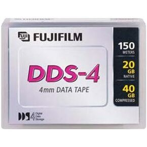 Fuji 1/8" DDS-4 Data Cartridge, 150m, 20GB Native/40GB Compressed Data Capacity