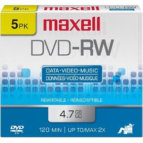 Maxell 635125 DVD-RW Disc in Kuwait