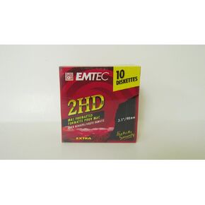 Emtec 3.5 Inch Floppy Disc 2HD (10 Pack) in Kuwait
