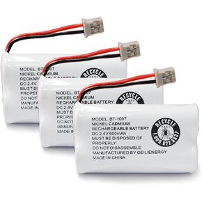 GEILIENERGY BT1007 BT-1007 BBTY0651101 Battery Compatible with BT904 BT-904 BT1015 BBTY0460001 BBTY0510001 BBTY0624001 BBTY0700001 HHR-P506, HHR-P506A Cordless Phone(2-Pack) in Kuwait