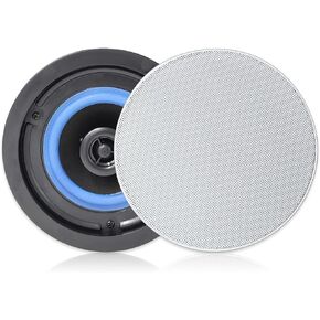 Herdio 4" HCS418 160 Watts 2 Way Flush Mount in Ceiling in Wall Speakers Perfect for Bathroom, Kitchen,Living Room,Office(A Pair) in Saudi Arabia