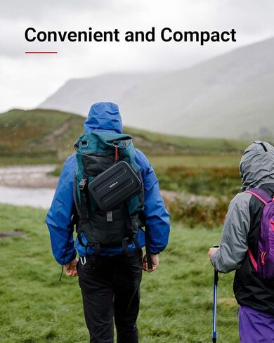 نيبولا حقيبة سفر رسمية من انكر، جلد نباتي، مادة اسيتات فينيل الايثيلين الناعمة، مقاومة للرذاذ، حافظة سفر لجهاز عرض حماية ممتازة in Kuwait