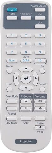 Replacement Remote Control Supports for Epson PowerLite BrightLink Multimedia Home Projector EB-725W EB-720 E20 1288 992F 982W 118 W49 X49 119W 725Wi V11H997520 1485Fi EB-L530U EB-L630SU EB-L200X in Saudi Arabia