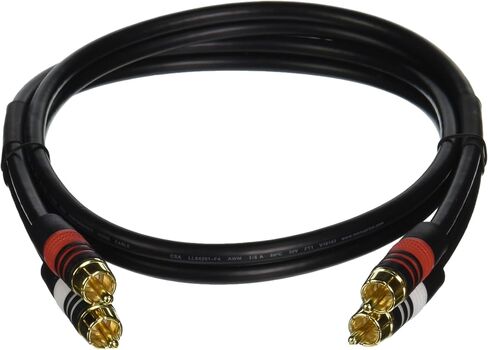 Monoprice 1.5ft 22AWG 5-RCA Component Video/Audio Coaxial Cable (RG-59/U) - Black in Saudi Arabia