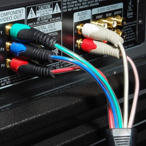 كابلات فيديو مكونة من Mediabridge مع صوت (6 أقدام) - مطلية بالذهب من RCA إلى RCA - تدعم 1080i in Saudi Arabia