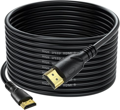 8K HDMI Cable 6ft, 48Gbps Ultra High Speed HDMI 2.1 Cord,Gold Plated Connectors, Supports 8K@60Hz & 4K@120Hz,eARC, HDR, 3D,Compatible with PS5, Xbox Series X/S, Soundbar, 4K TV, Blu-Ray Player in Kuwait