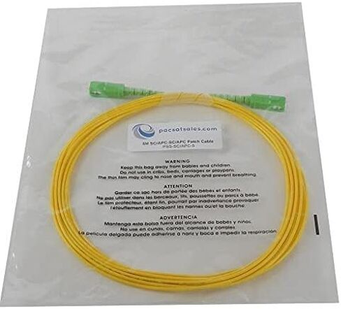 Fiber Optic Patch Cable - Single Mode - SIMPLEX - OS1-9/125um (1M, FC to LC) in Kuwait