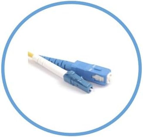 Fiber Optic Patch Cable - Single Mode - SIMPLEX - OS1-9/125um (1M, FC to LC) in Kuwait