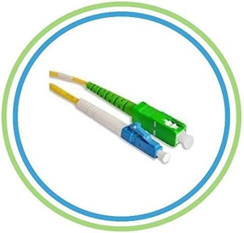 Fiber Optic Patch Cable - Single Mode - SIMPLEX - OS1-9/125um (1M, FC to LC) in Kuwait