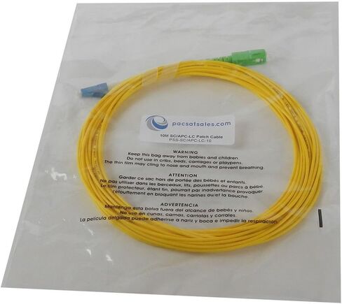 Fiber Optic Patch Cable - Single Mode - SIMPLEX - OS1-9/125um (1M, FC to LC) in Kuwait