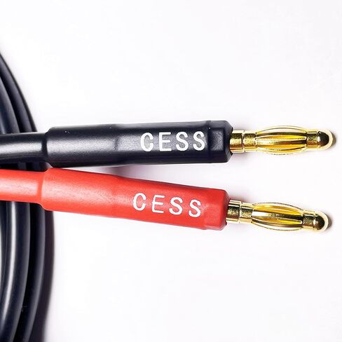 CNCESS Banana Plug Speaker Cable, 12AWG, 2-Pack (3 Feet) in Saudi Arabia
