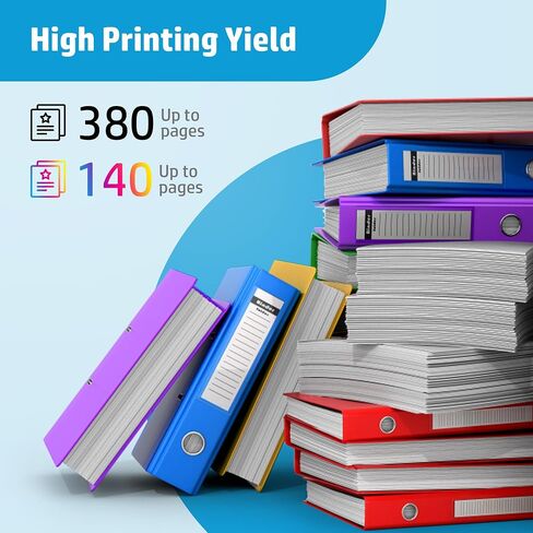 خراطيش حبر 232XL بديلة معاد تصنيعها لخرطوشة حبر ابسون 232 232XL لاكسبريشن هوم XP-4200 XP-4205 وورك فورس WF-2930 WF-2950 (T232 اسود وملون، 4 عبوات) in Kuwait