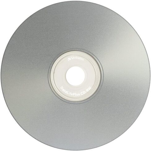 Verbatim CD-RW 700MB 2X-4X DataLifePlus Silver Inkjet Printable with Branded Hub - 50pk Spindle - 95159 in Saudi Arabia