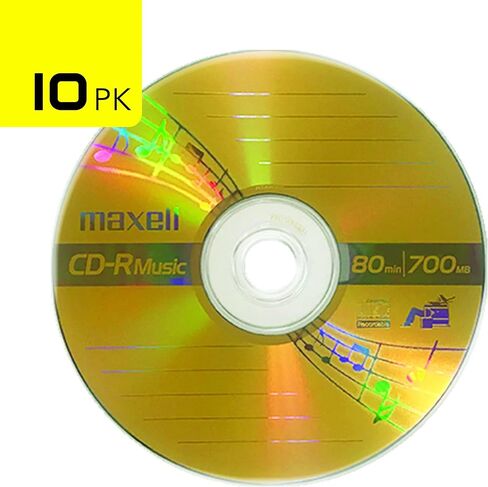 ماكسيل اقراص CD قابلة للتسجيل 625132 سي دي بلون ذهبي 32 × 700 ميجابايت 80 دقيقة 5 قطع in Saudi Arabia