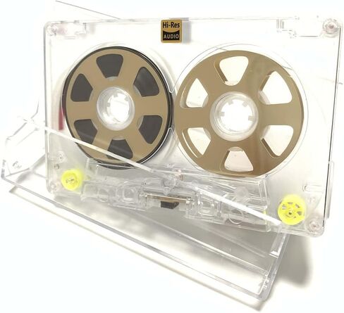 شريط كاسيت صوتي فارغ من Reel to Reel لتسجيل الموسيقى - انحياز عادي منخفض الضوضاء - 48 دقيقة - أكريليك شفاف [3 عبوات من الصناديق العمياء تتضمن 3 من 54 شريطًا من الأنماط] in Saudi Arabia