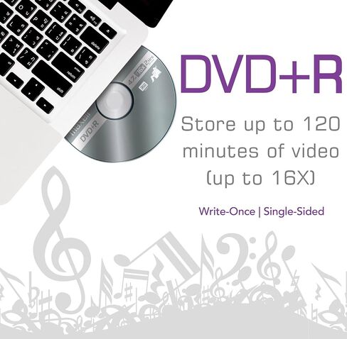Maxell – 639031, Platinum DVD+R - High Capacity Write-Once Discs for Videos & Digital Storage - 4.7GB Storage with 16X Write Speed Up To 120 Min, Exceptional Archival Life – Pack 5 in Saudi Arabia