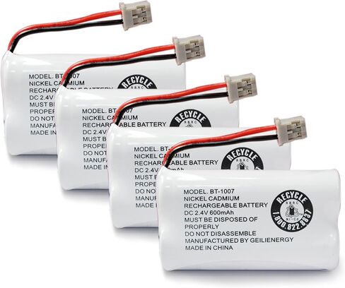 GEILIENERGY BT1007 BT-1007 BBTY0651101 Battery Compatible with BT904 BT-904 BT1015 BBTY0460001 BBTY0510001 BBTY0624001 BBTY0700001 HHR-P506, HHR-P506A Cordless Phone(2-Pack) in Saudi Arabia