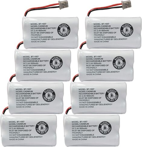 GEILIENERGY BT1007 BT-1007 BBTY0651101 Battery Compatible with BT904 BT-904 BT1015 BBTY0460001 BBTY0510001 BBTY0624001 BBTY0700001 HHR-P506, HHR-P506A Cordless Phone(2-Pack) in Saudi Arabia