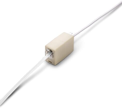 THE CIMPLE CO 100 FT Phone Cord for Landline - Modular Phone Line Cord for Fax, Printer, AIO, and Office Machines - 2 Conductor (2 Pin, 1 Line) Telephone Cable Extension 100 Feet (30 Meters), White in Kuwait