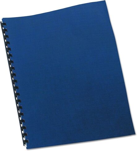 أغطية نظام ربط من الكتان GBC 2000513، 11-1/4 × 8-3/4، أزرق داكن (صندوق من 200) in Kuwait
