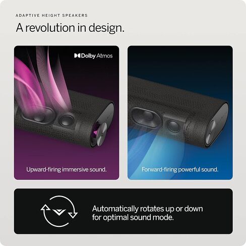 VIZIO M-Series Elevate 5.1.2 Immersive Sound Bar with 13 High-Performance Speakers, Dolby Atmos, DTS:X, Wireless Subwoofer, Adaptive Height Speakers and Alexa Compatibility, M512E-K6, 2023 Model in Saudi Arabia