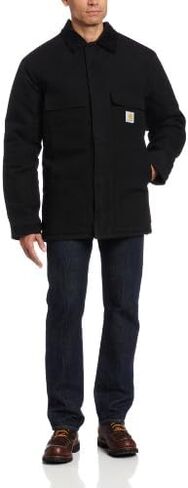Carhartt Men's Loose Fit Firm Duck Insulated Traditional Coat (Big & Tall) in Kuwait