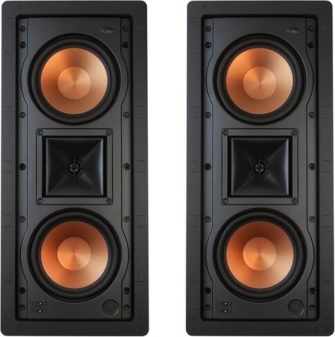 Klipsch R-5502-W II في الحائط الأيسر أو الأوسط أو الأيمن (LCR) في الحائط أو في السقف مكبرات صوت مكونة من قطعتين in Saudi Arabia