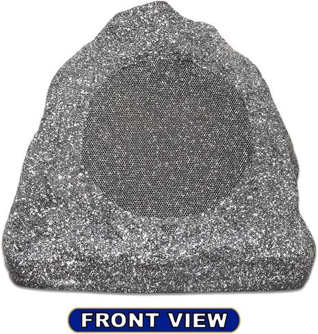 Theater Solutions 2R8G Outdoor Granite 8" Rock 2 Speaker Set for Deck Pool Spa Yard Garden in Saudi Arabia