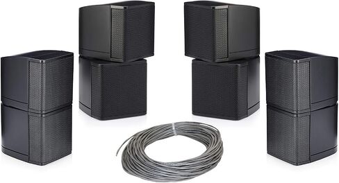 سماعات Pure Resonance Audio MC2.5B مزدوجة مقاس 2.5 بوصة ذات صوت محيطي دوار صغير (زوج، أسود) (بدون أقواس) in Kuwait