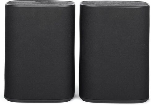 مكبرات صوت بلاتين ميلان الفضائية - مكبرات صوت لاسلكية متوافقة مع أنظمة الصوت المحيطي ميلان وموناكو - توسع نظام المسرح المنزلي حتى 7.1 قناة - (مجموعة من 2) in Kuwait