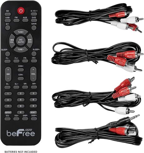 نظام سماعات الصوت المحيطي beFree Sound 5.1 قناة بلوتوث باللون الأسود in Kuwait