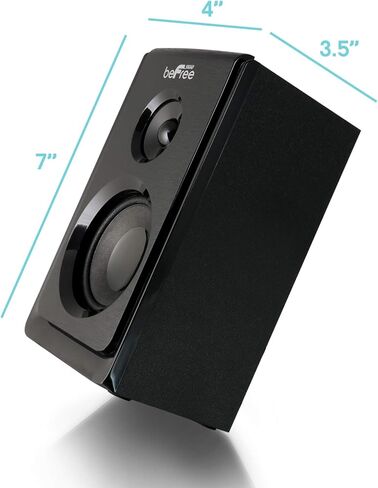 نظام سماعات الصوت المحيطي beFree Sound 5.1 قناة بلوتوث باللون الأسود in Kuwait