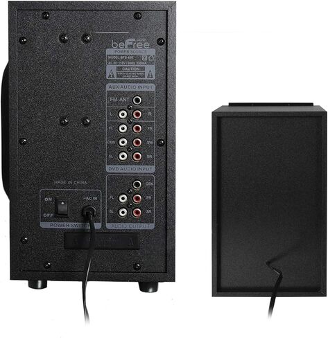 نظام سماعات الصوت المحيطي beFree Sound 5.1 قناة بلوتوث باللون الأسود in Kuwait