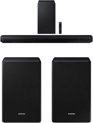 سامسونج HW-Q910B 9.1.2ch Soundbar مع Wireless Dolby Atmos، DTS:X، مكبرات صوت خلفية، Q Symphony، مساعد صوت مدمج، صوت SpaceFit، Airplay 2، صوت متكيف، وضع Game Pro، Alexa مدمج، 2022 in Kuwait