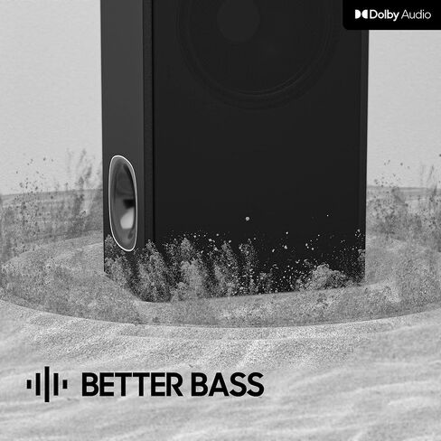2.1 Compact Sound Bars for TV with Subwoofer, HDMI ARC/Bluetooth 5.0/Optical/AUX/RCA Connection, Remote Control, Adjustable Bass, Wall Mountable – P15, 140W, 16 inch, Black in Kuwait