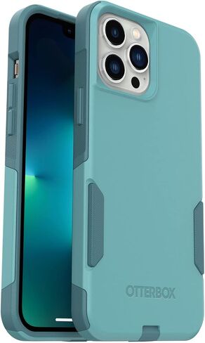 OtterBox iPhone 13 Pro Max & iPhone 12 Pro Max Commuter Series Case - BLACK, slim & tough, pocket-friendly, with port protection in Saudi Arabia