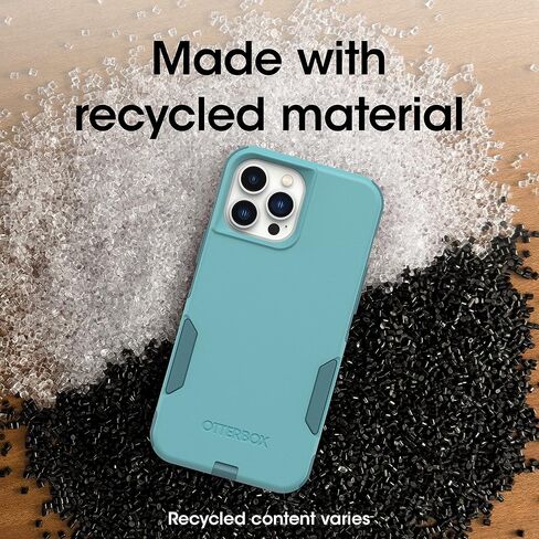 OtterBox iPhone 13 Pro Max & iPhone 12 Pro Max Commuter Series Case - BLACK, slim & tough, pocket-friendly, with port protection in Saudi Arabia